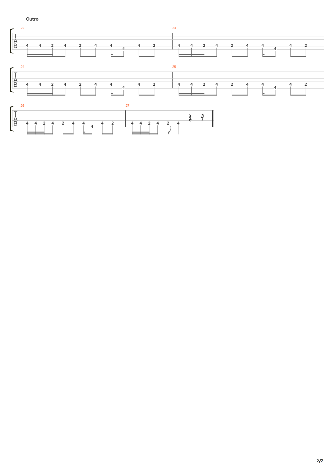 Adios Senorita吉他谱