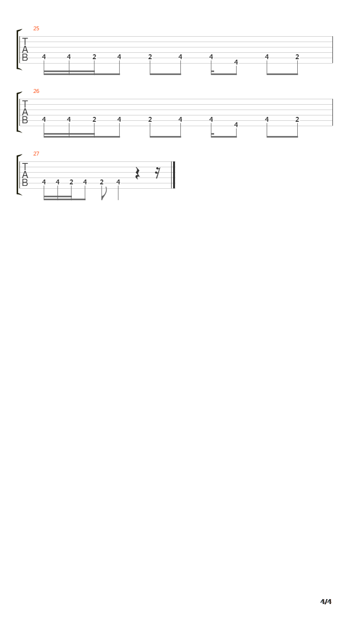 Adios Senorita吉他谱