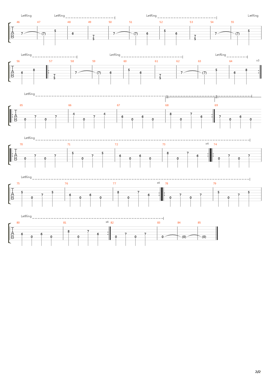 Entering Darkness吉他谱