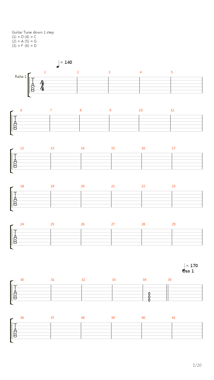 Citadel吉他谱