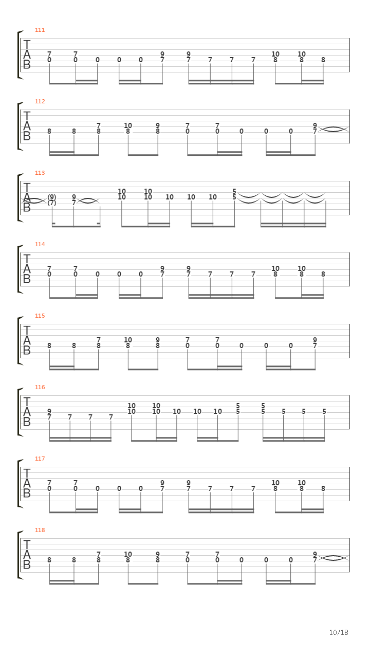 The Vengeance Orchestra吉他谱