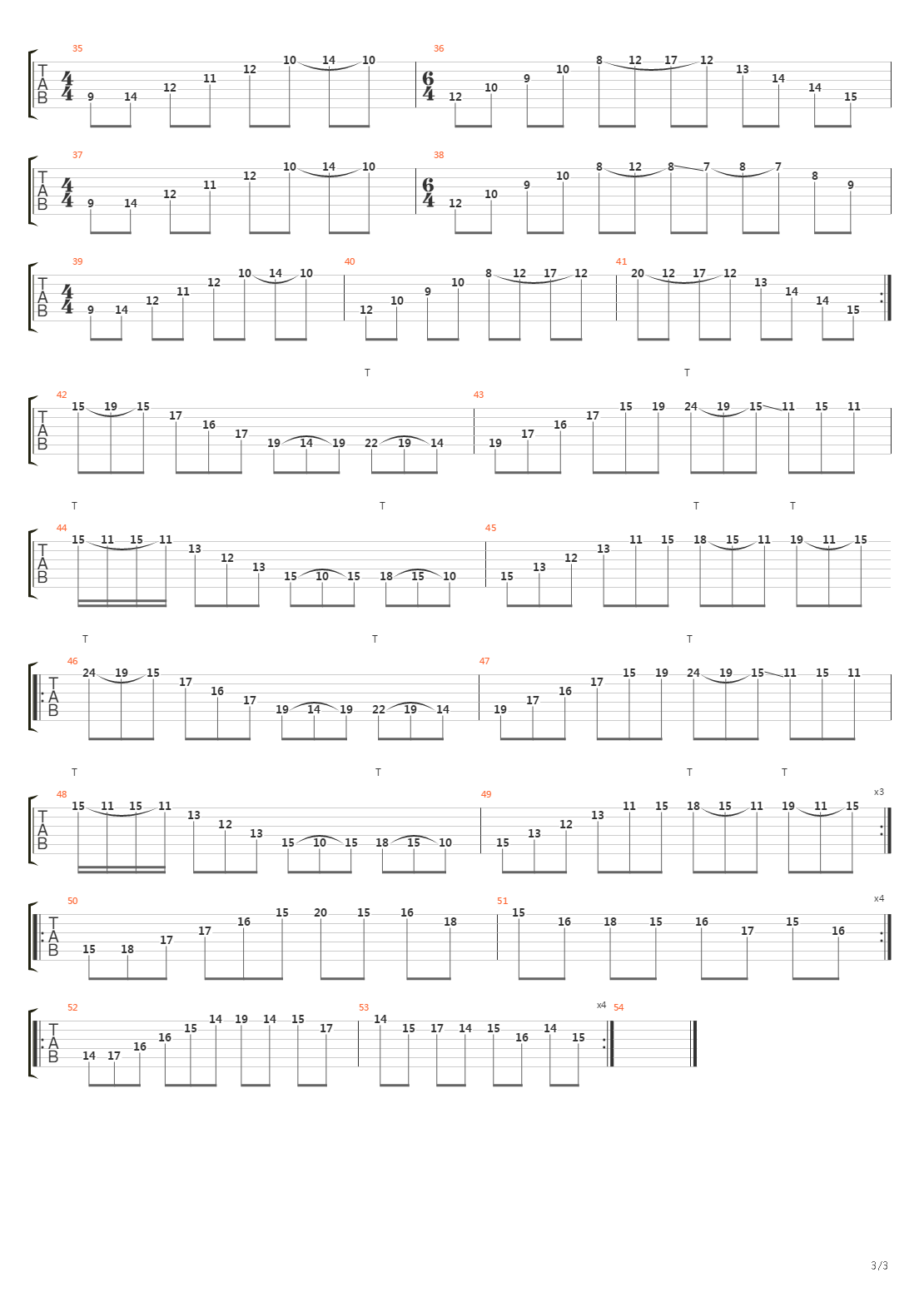 Collapsible Continuum吉他谱