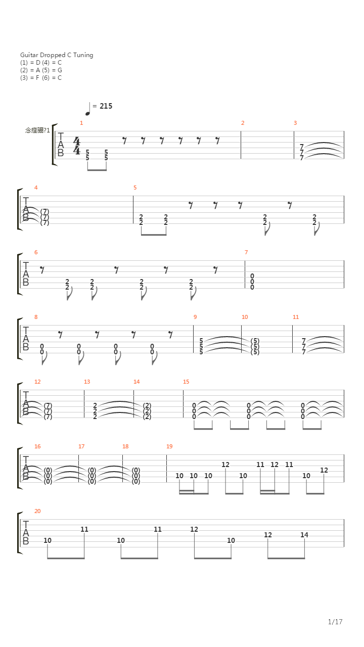 Set And Setting吉他谱
