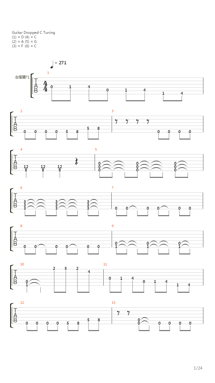 Versus吉他谱