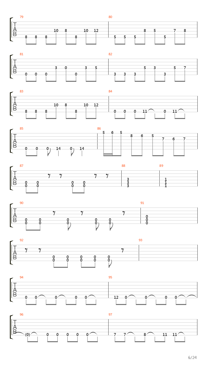 Versus吉他谱