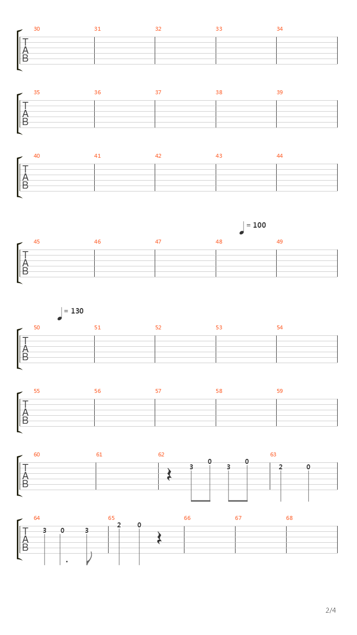 La Ballata Del Mich吉他谱