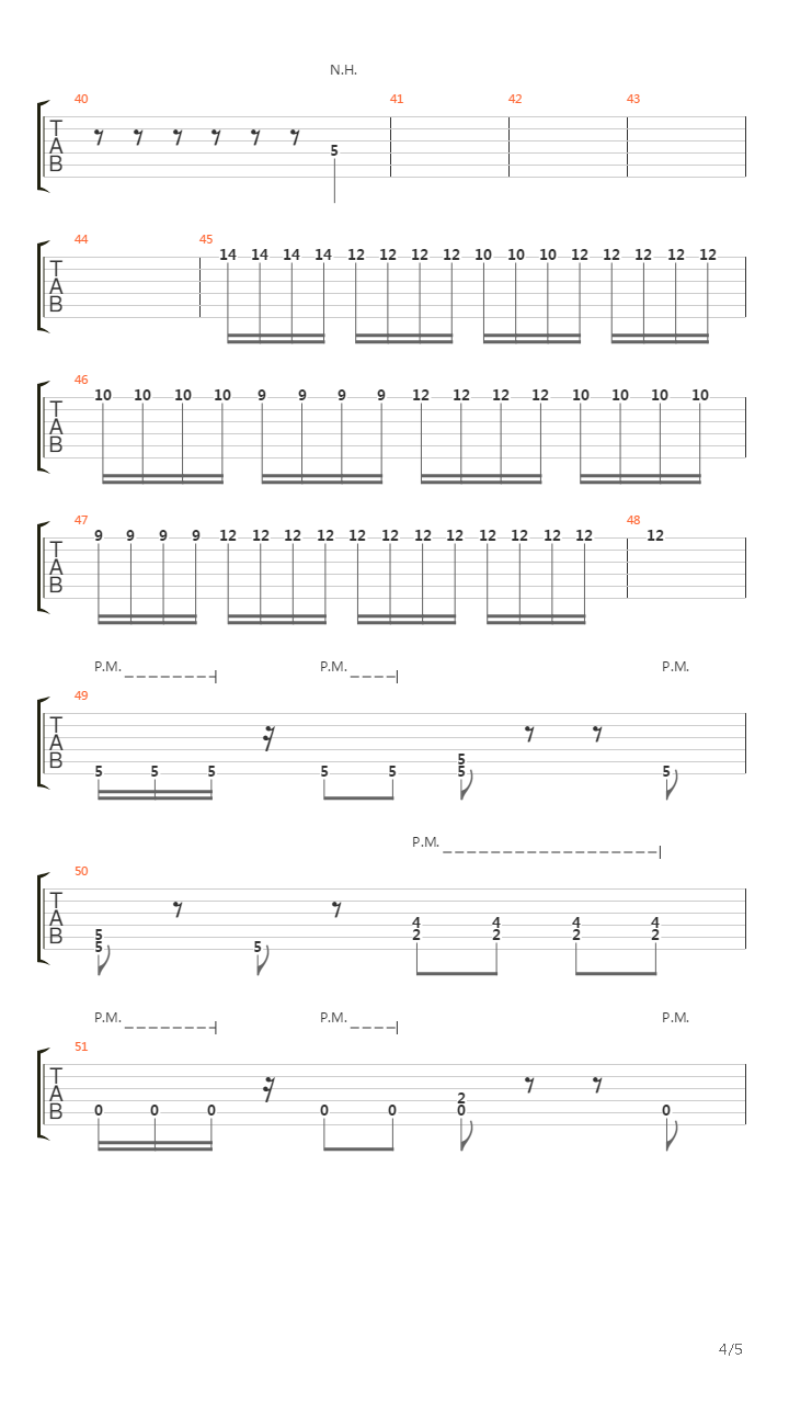 Slip Of The Lip吉他谱