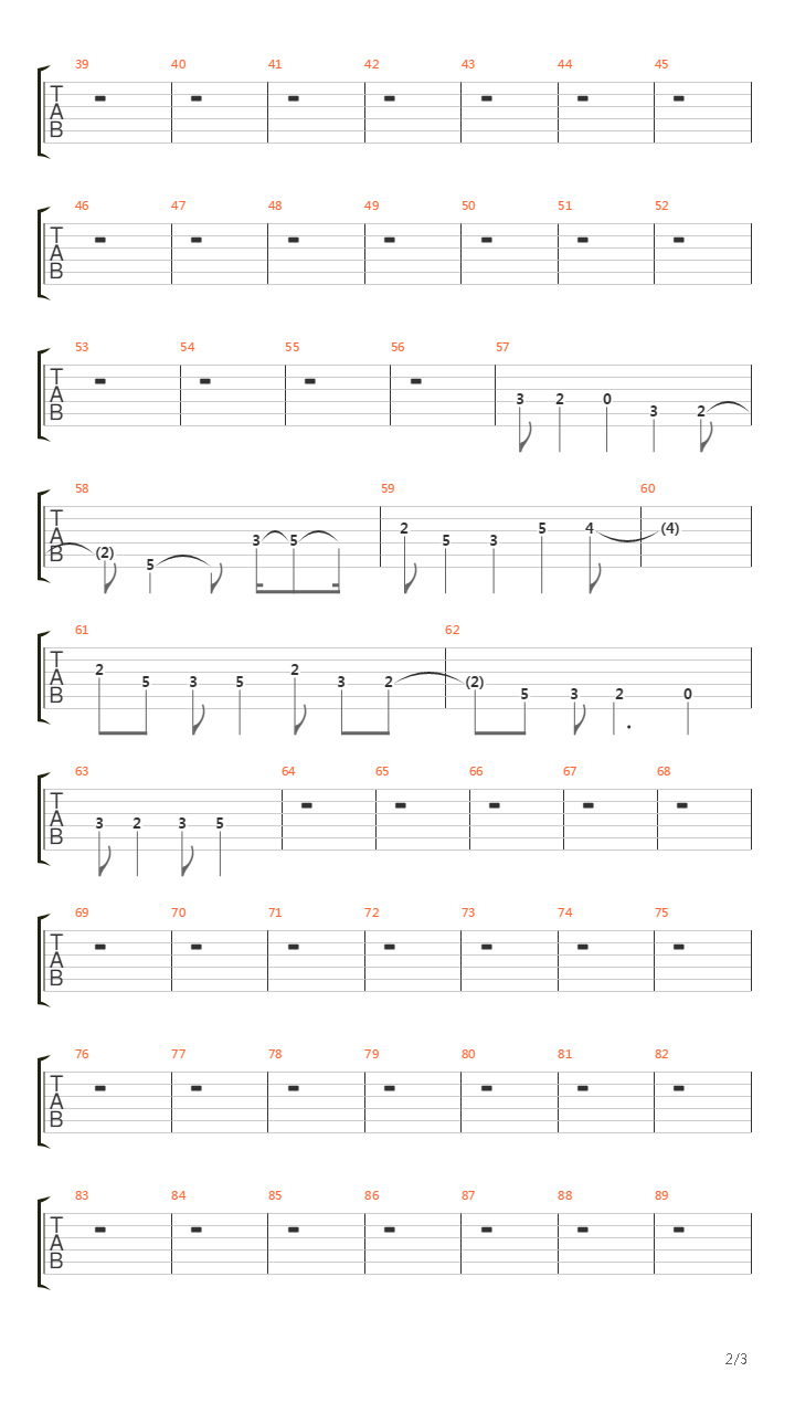 Musical Chairs吉他谱