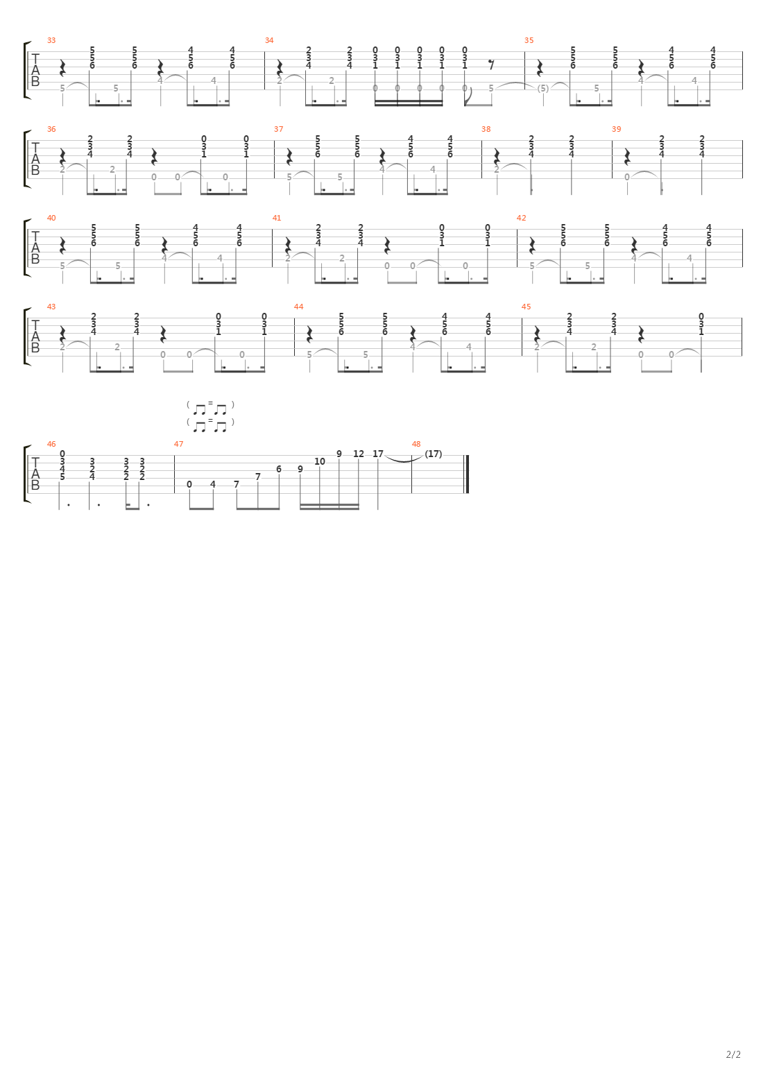 Easy吉他谱