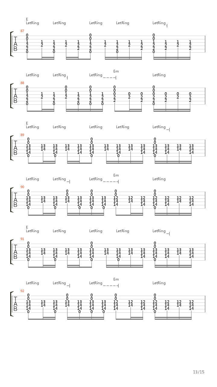 King For A Day吉他谱