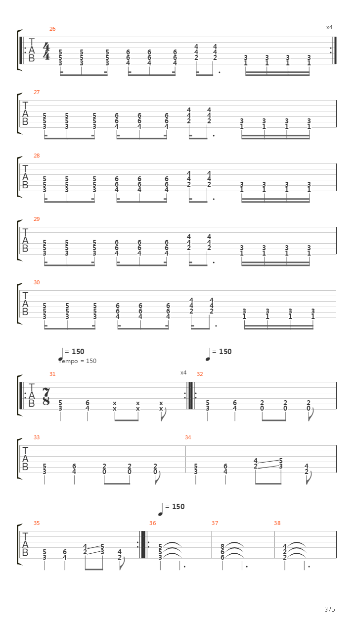 Malpractice吉他谱