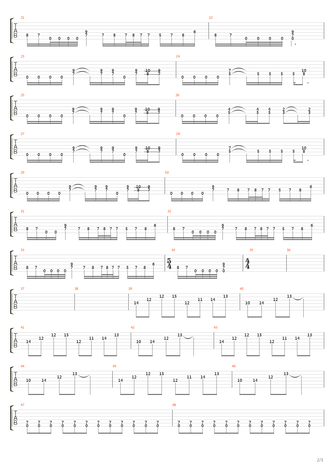 Smaller And Smaller吉他谱