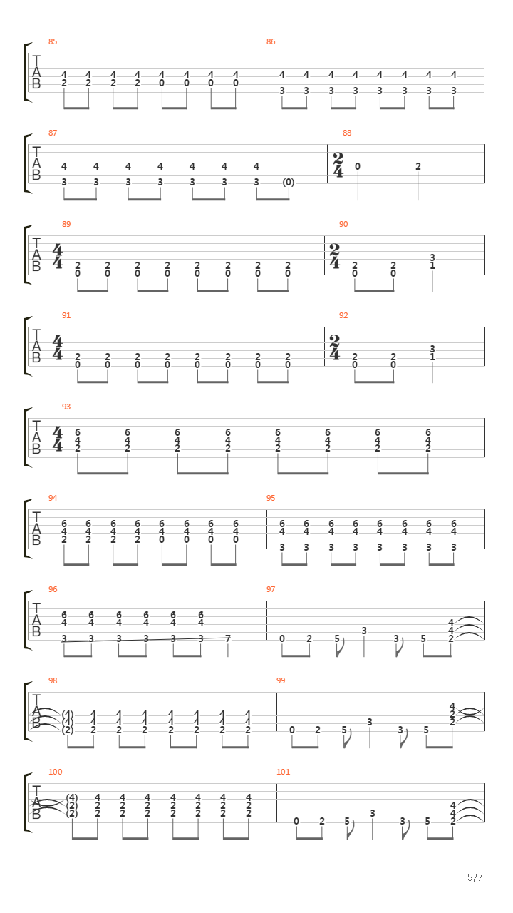 The Gentle Art Of Making Enemies吉他谱