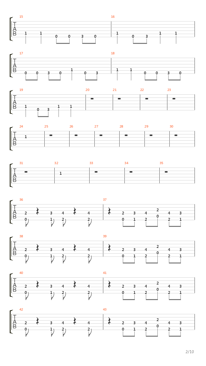 The Gentle Art Of Making Enemies吉他谱