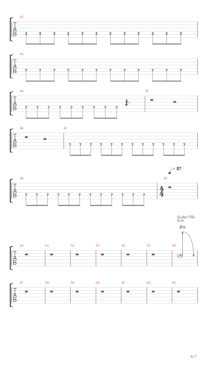 Woodpecker From Mars吉他谱