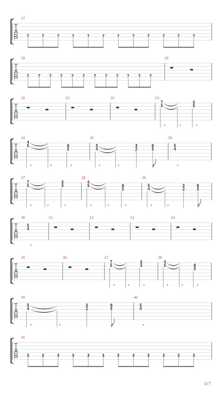 Woodpecker From Mars吉他谱