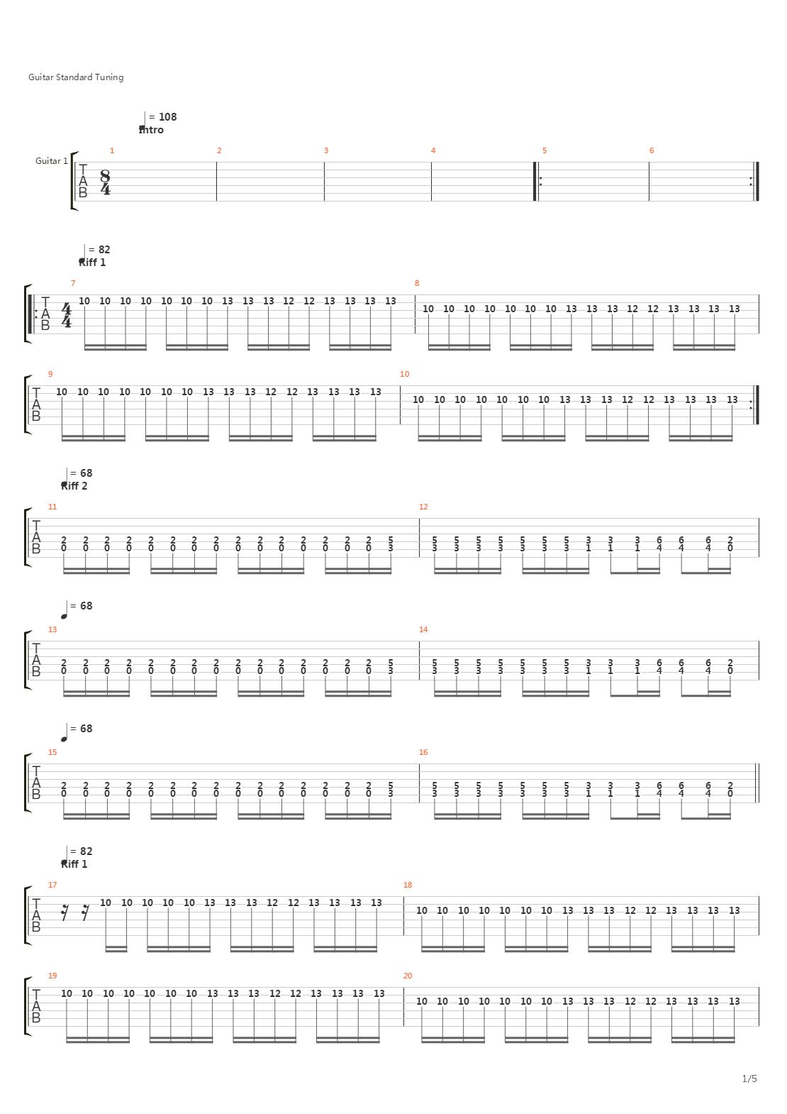 Laeknishendr吉他谱