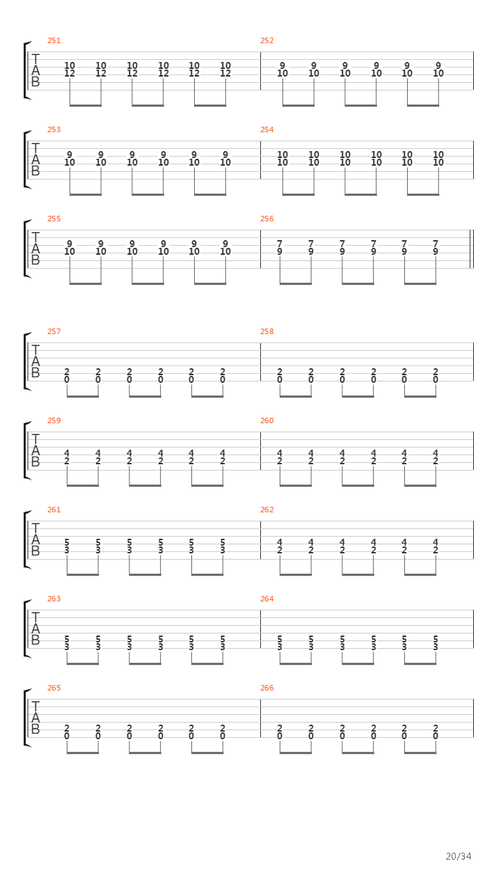 Beyond The Veil吉他谱