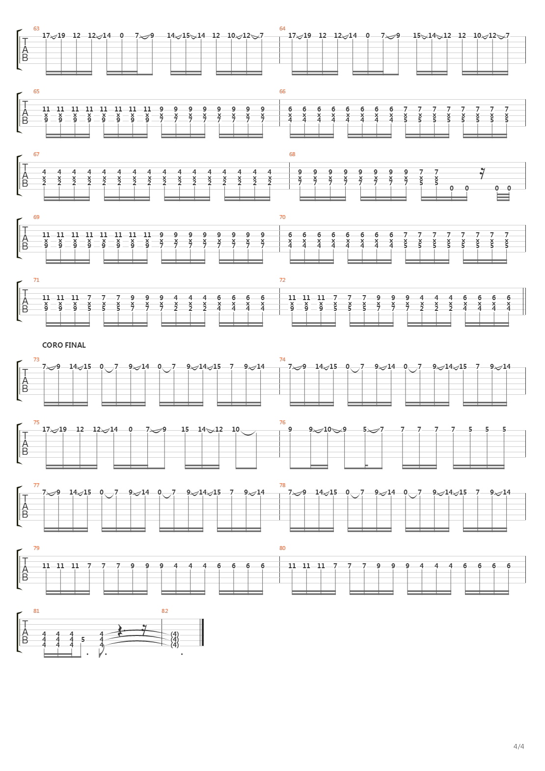 The Departure吉他谱