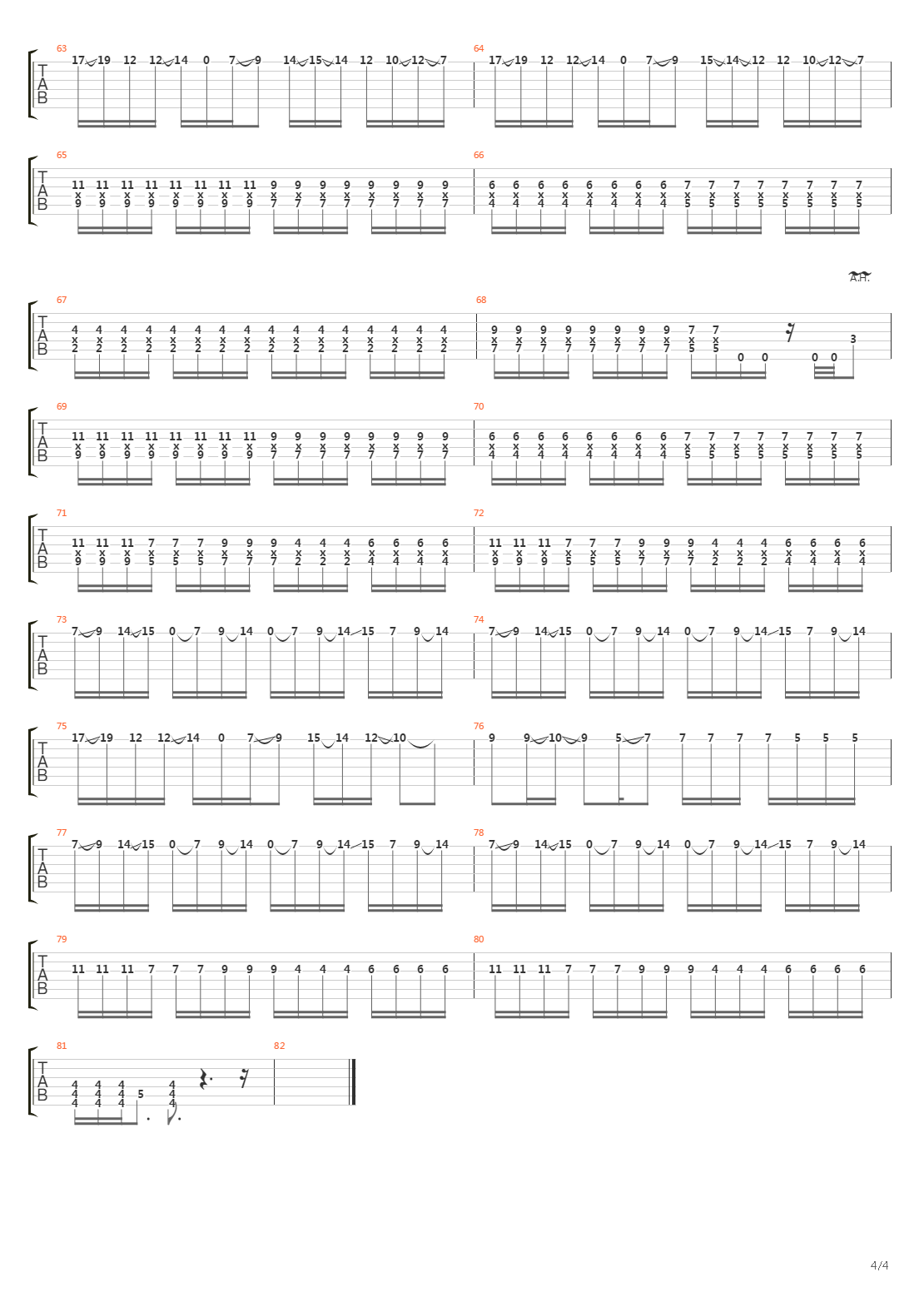 The Departure吉他谱