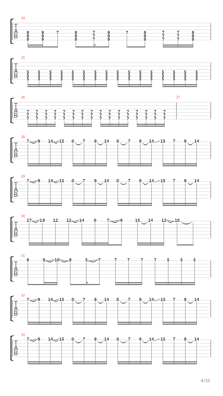 The Departure吉他谱