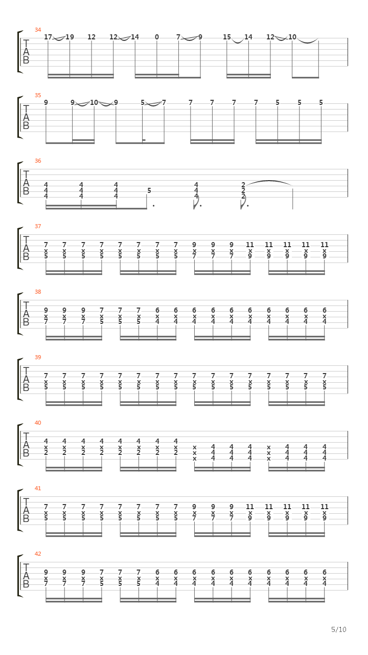 The Departure吉他谱