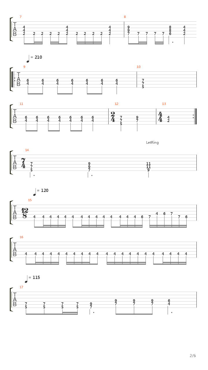 Fata Morgana吉他谱
