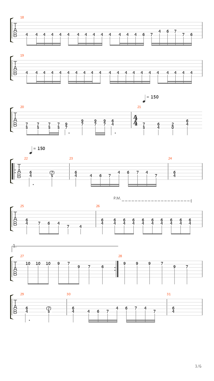 Fata Morgana吉他谱