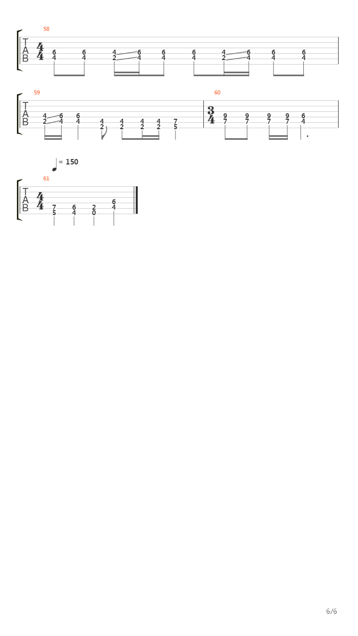 Fata Morgana吉他谱