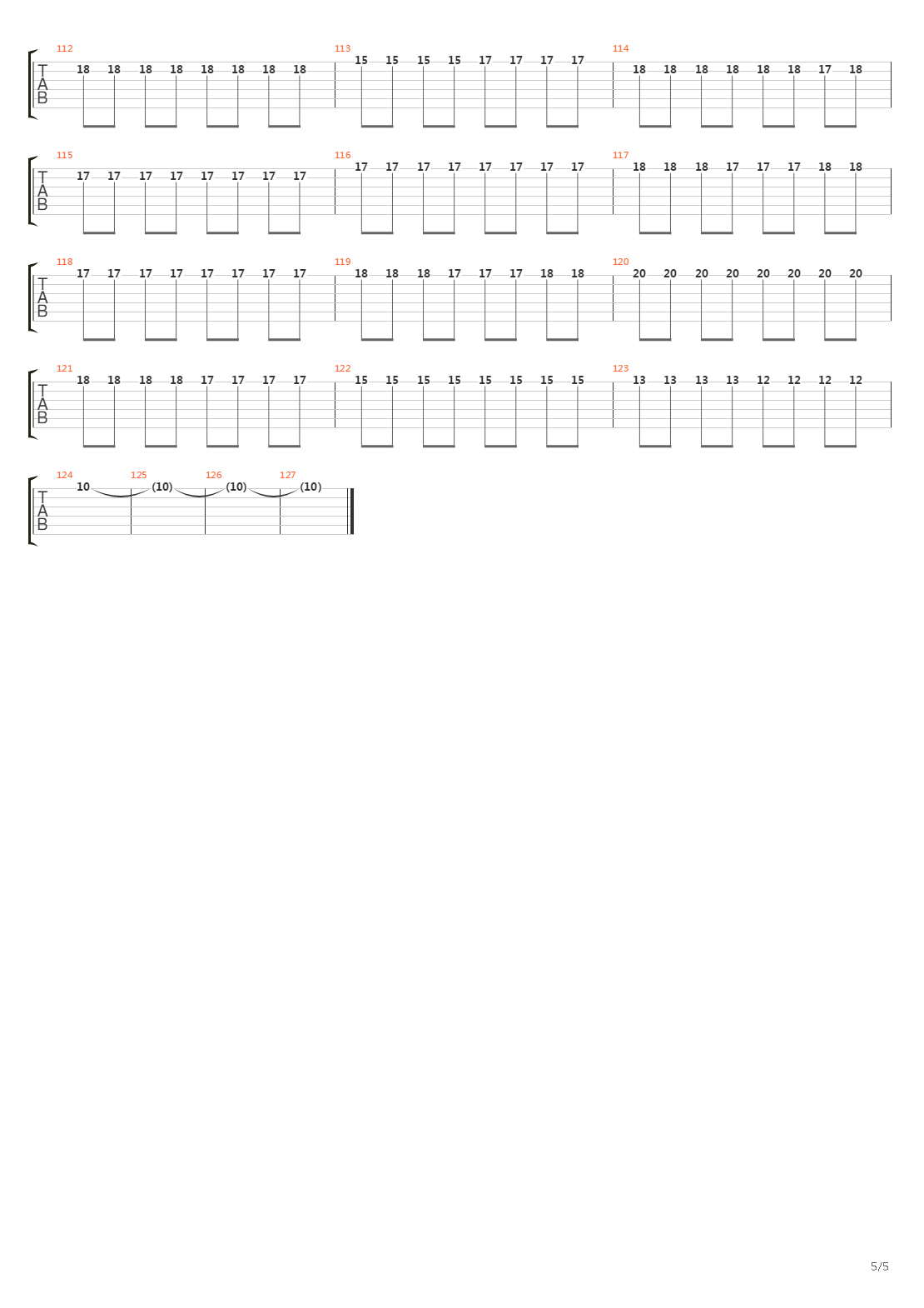 All Roads Lead To Here吉他谱
