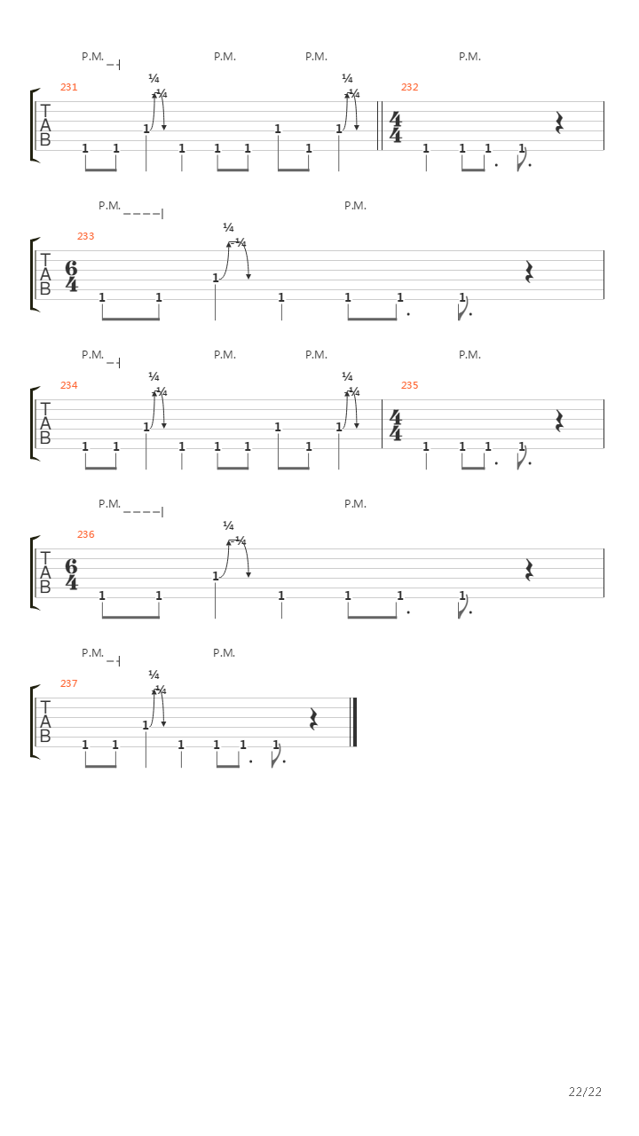 Oblique吉他谱