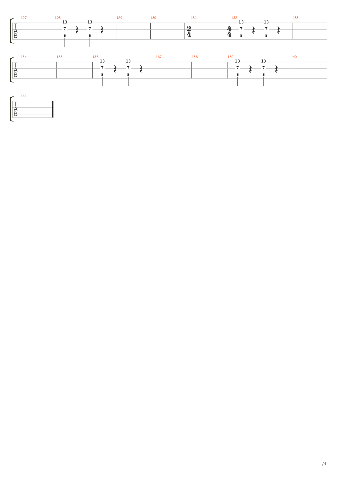 Liar吉他谱