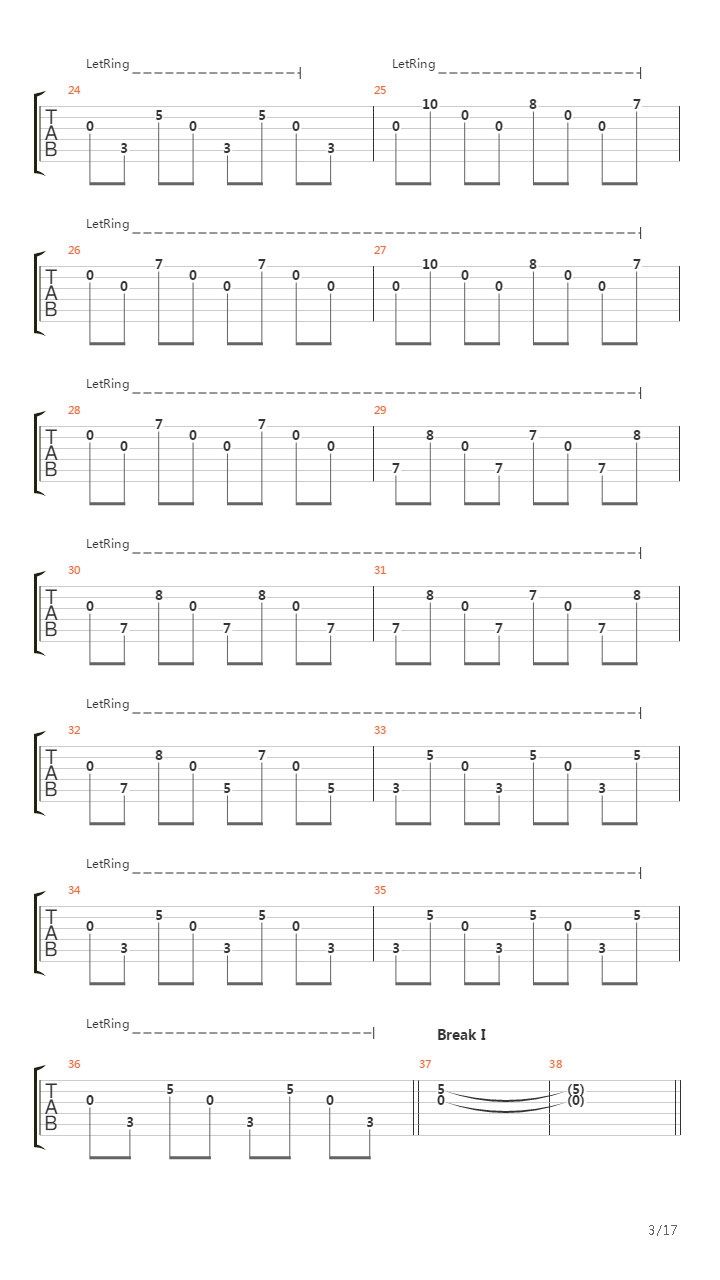 Mono吉他谱