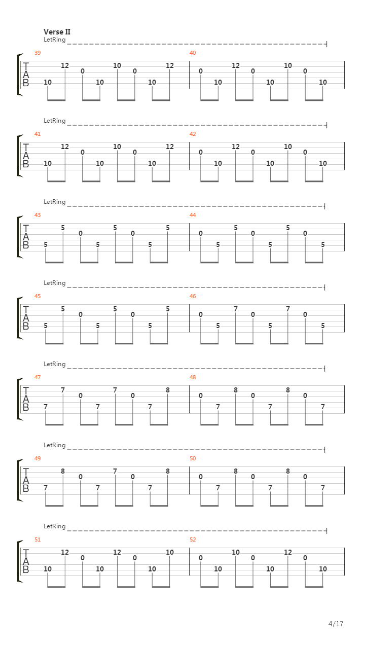 Mono吉他谱