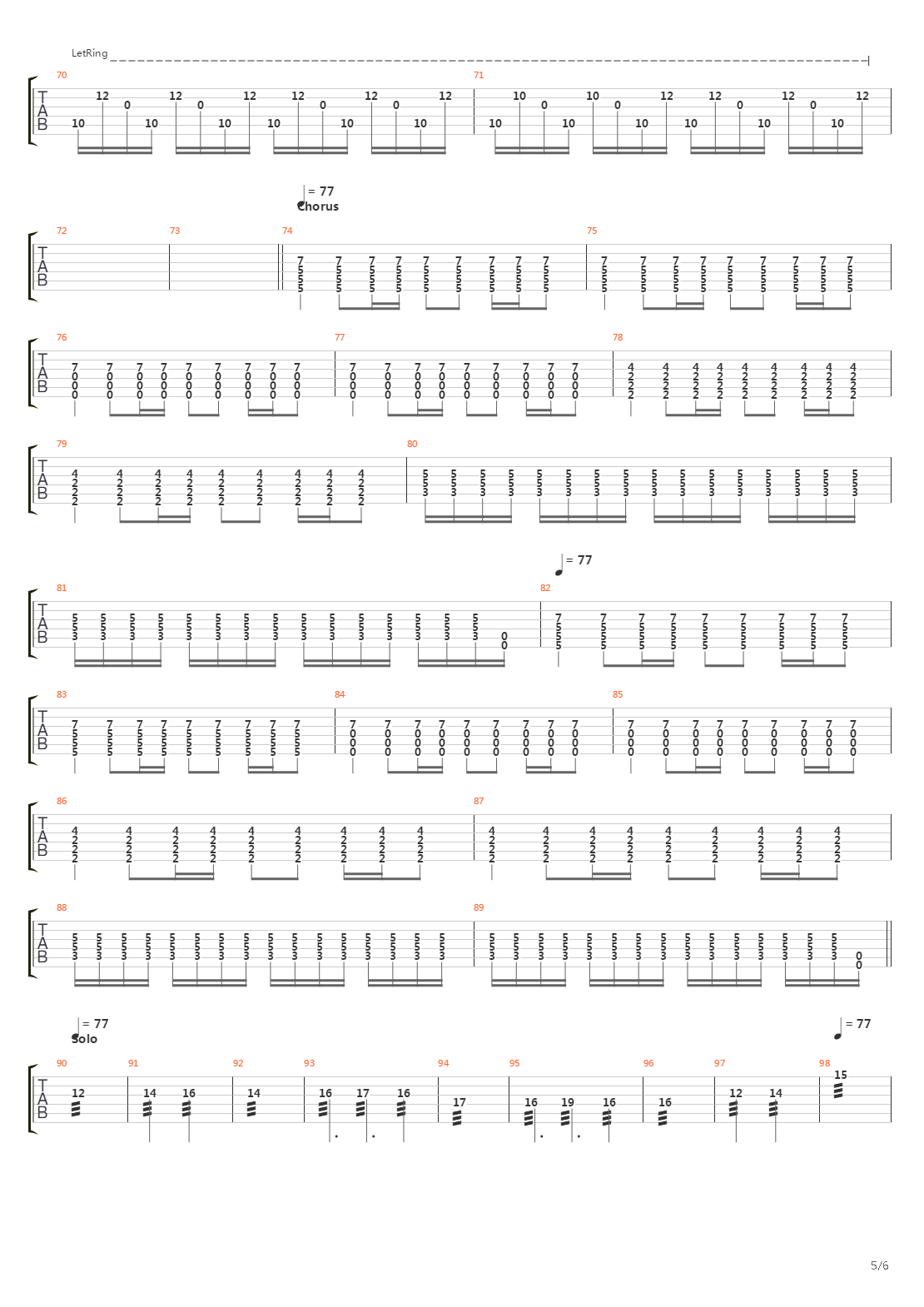 Mono吉他谱