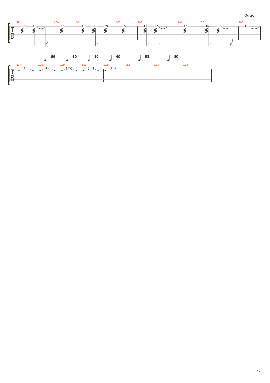 Mono吉他谱