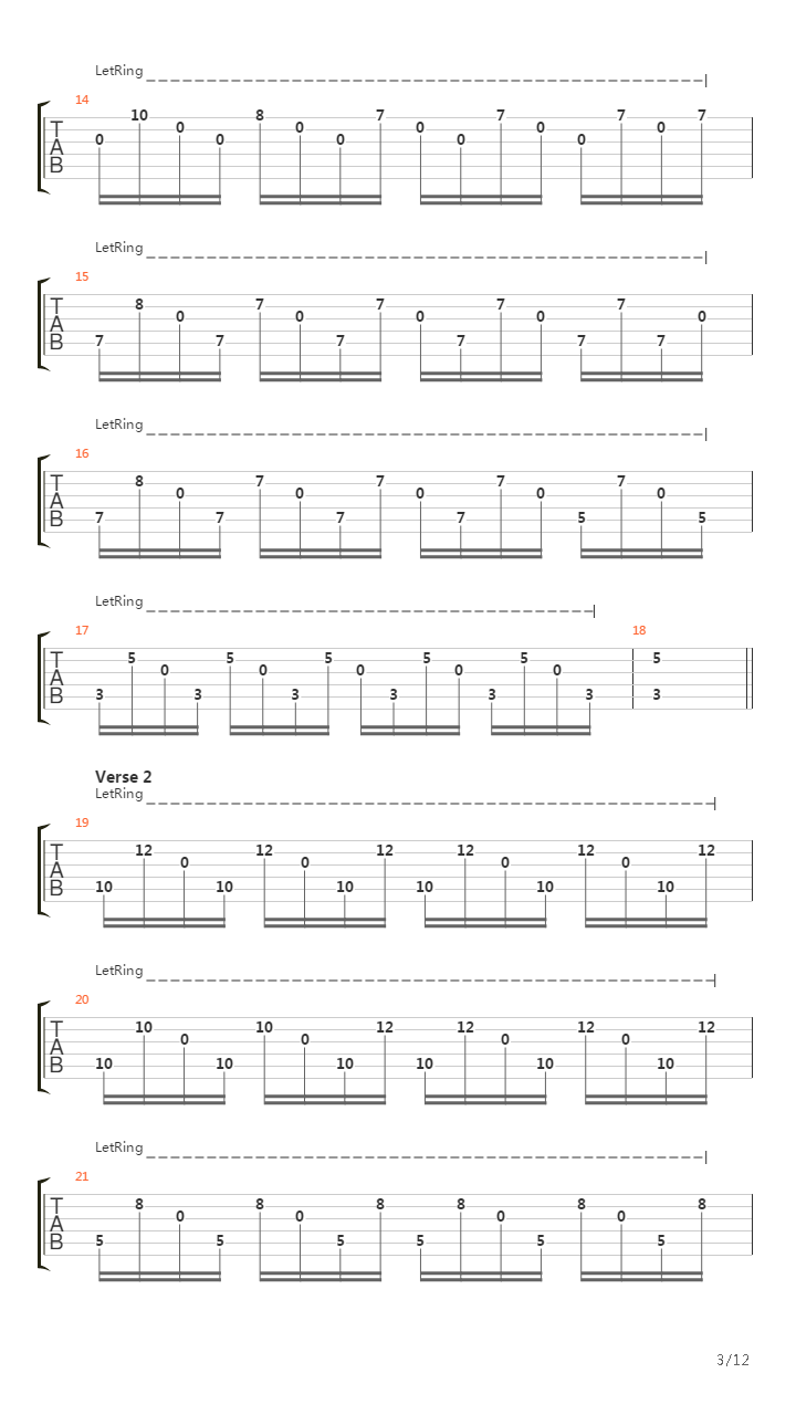 Mono吉他谱