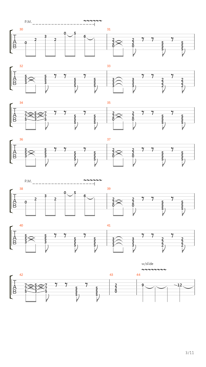 Falling On吉他谱