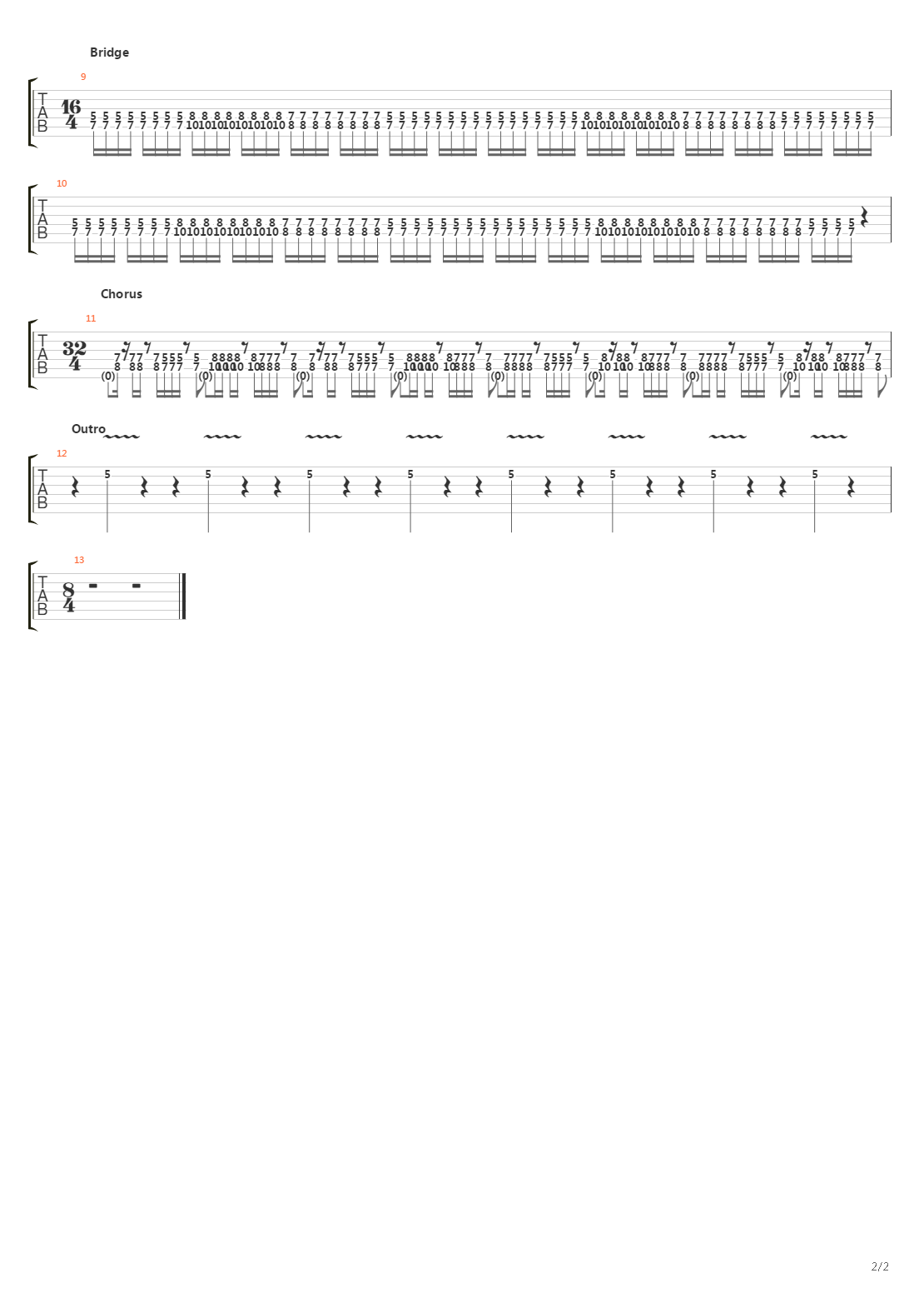 Slow Chemical Kanes Theme吉他谱