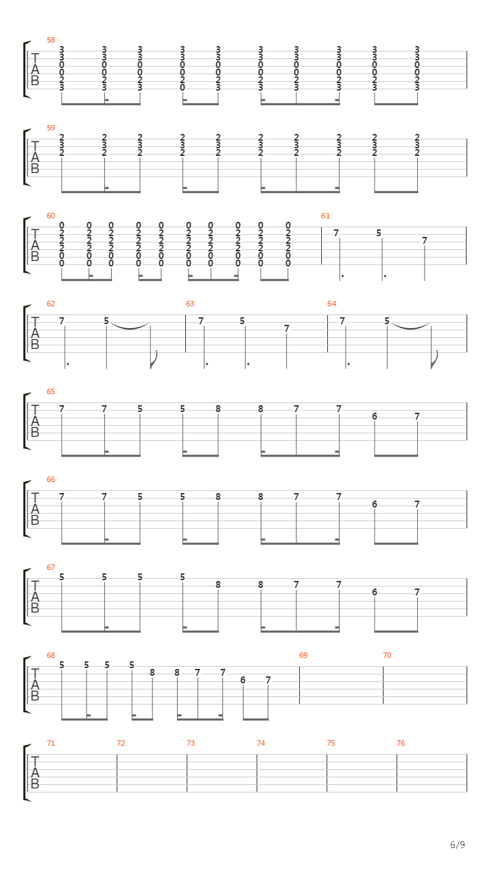 Per Sempre吉他谱
