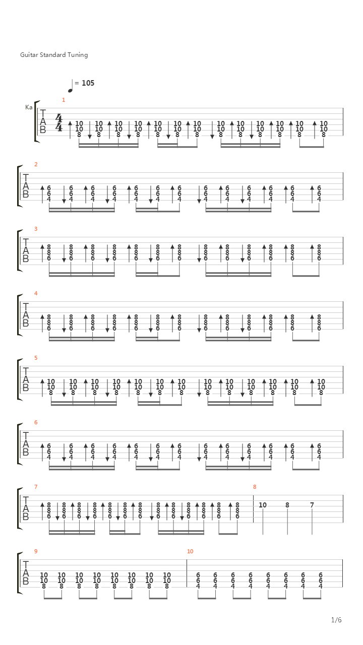 Per Sempre吉他谱