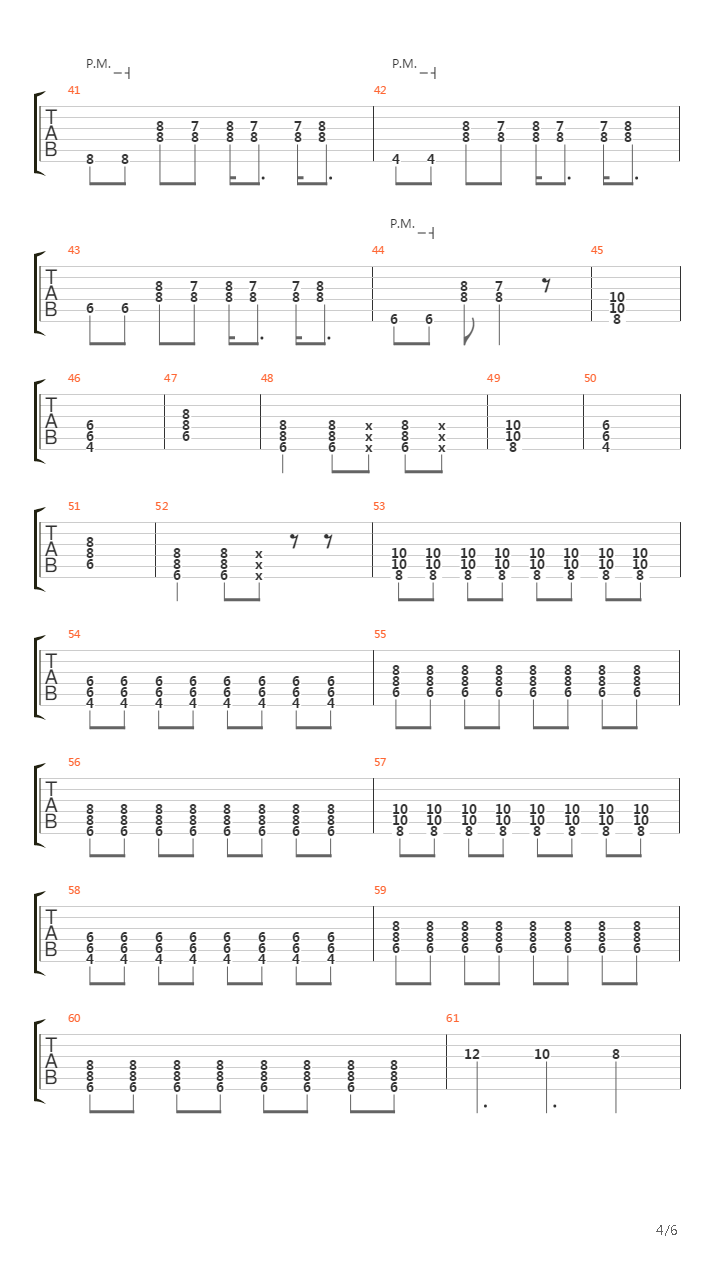 Per Sempre吉他谱