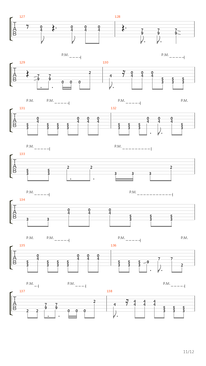 Through The Exterior吉他谱