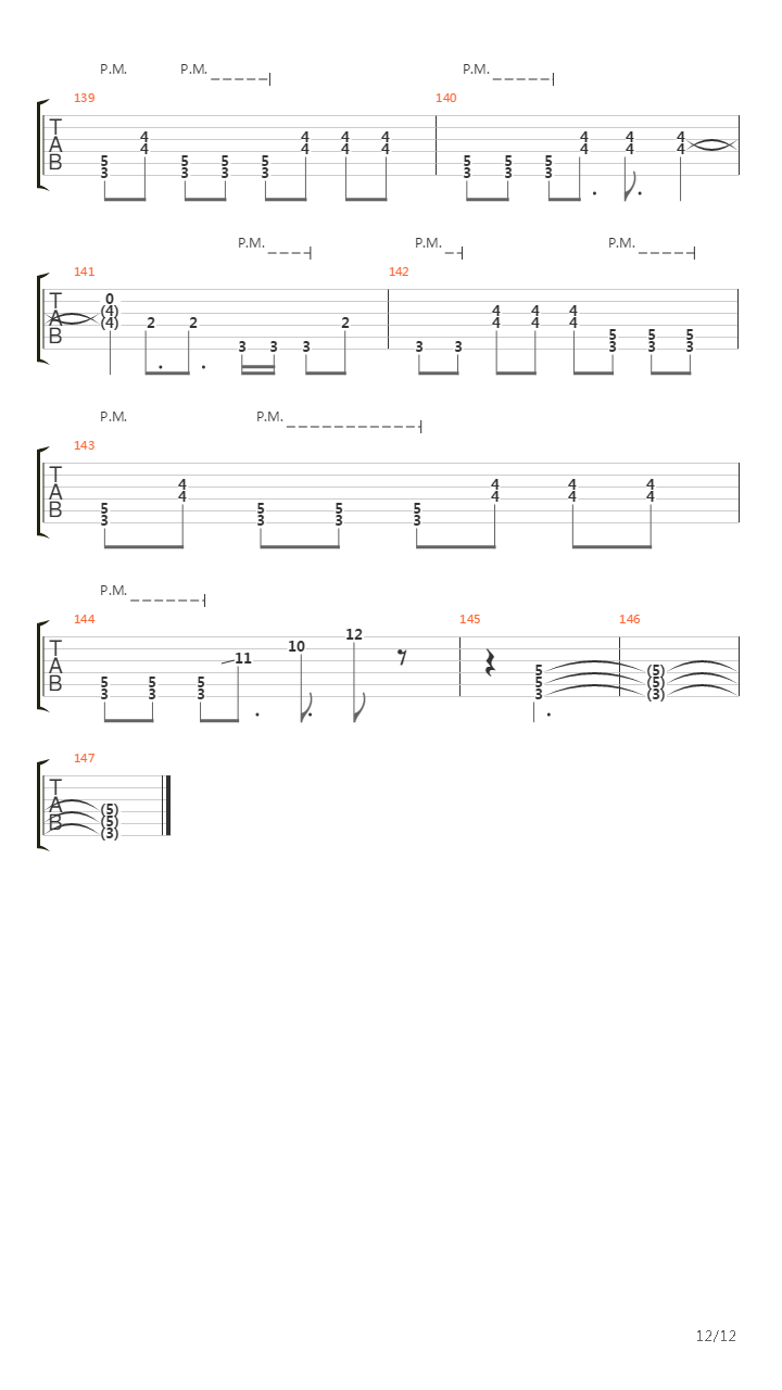 Through The Exterior吉他谱