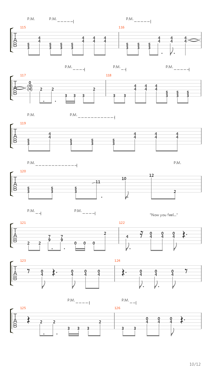 Through The Exterior吉他谱