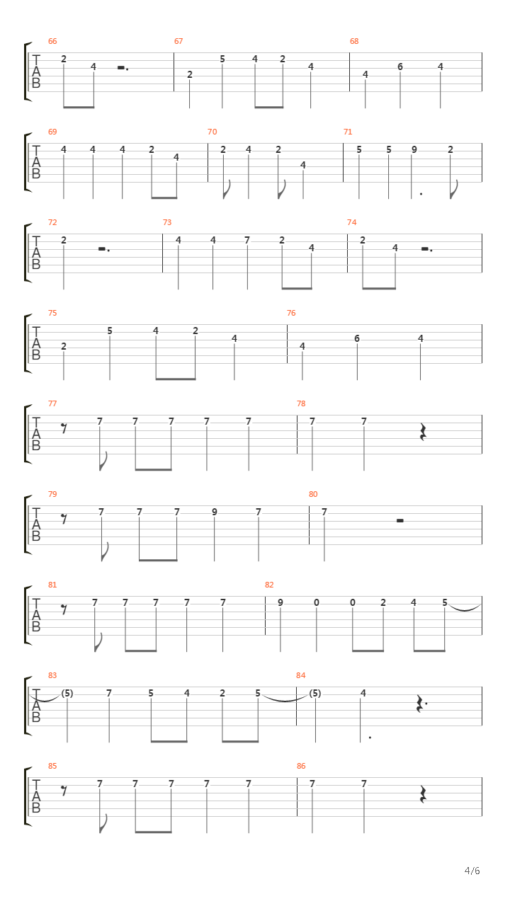 Mariposa Tecnicolor吉他谱
