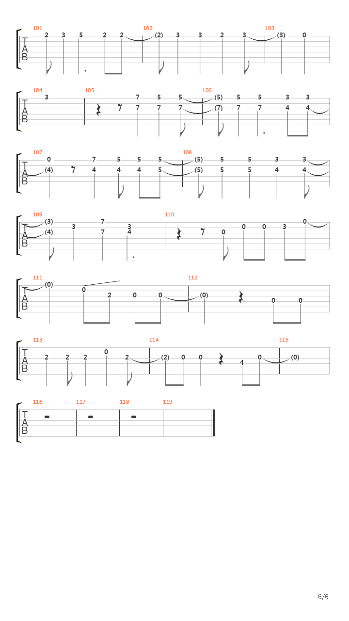 100 Years吉他谱