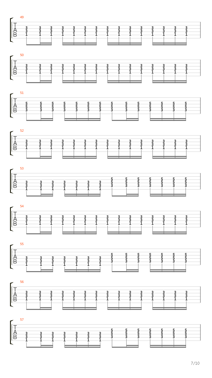 Long Road吉他谱
