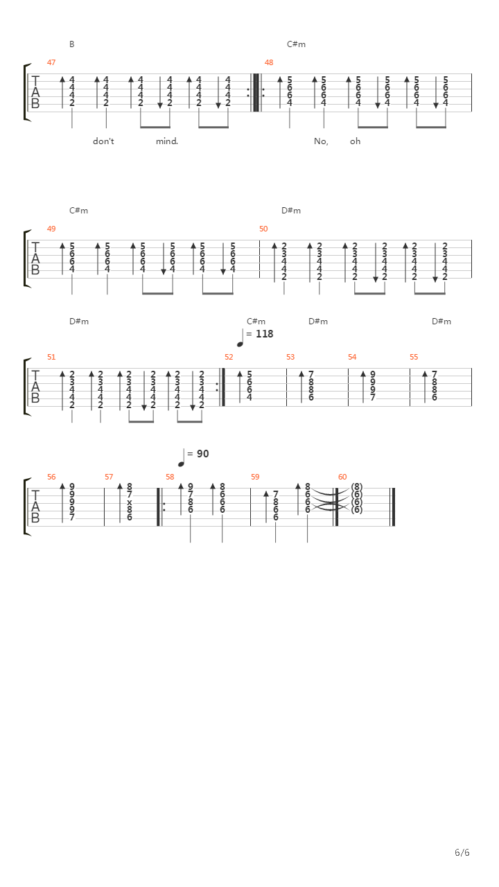 Blue Ridge Mountains吉他谱