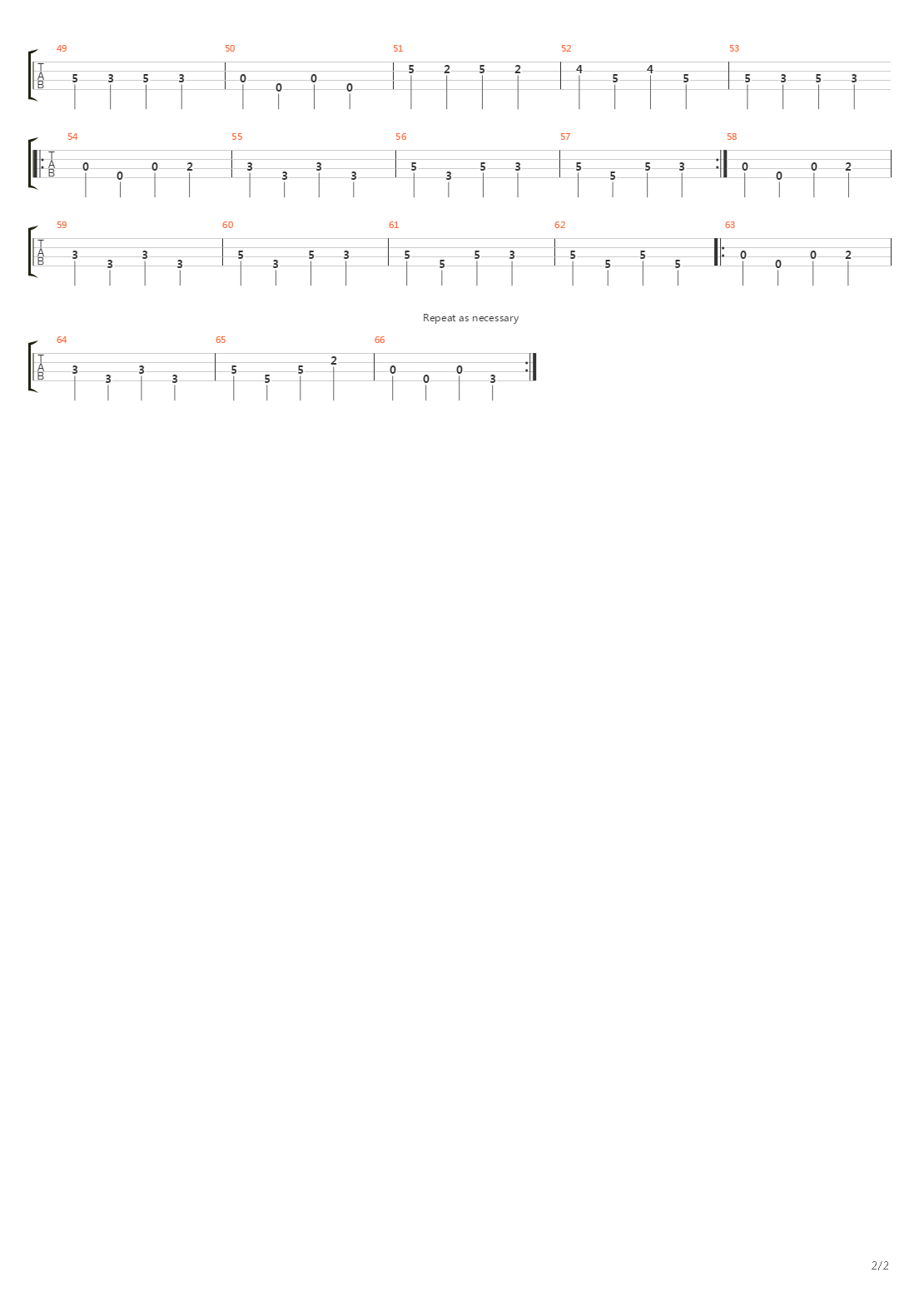 Float吉他谱
